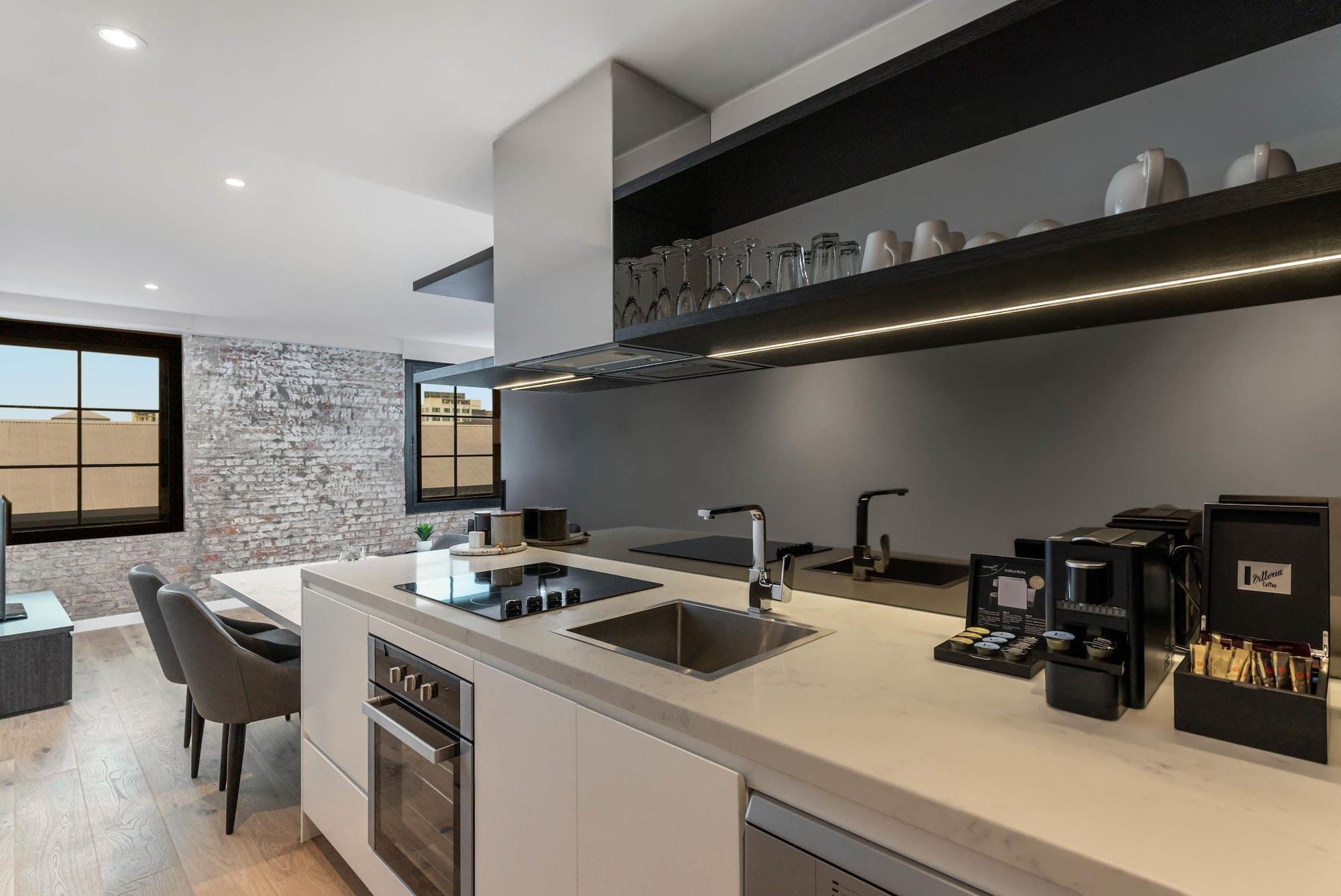 เอฟวี บริสเบน บาย เป็ปเปอร์ส Aparthotel ภายนอก รูปภาพ Kitchen