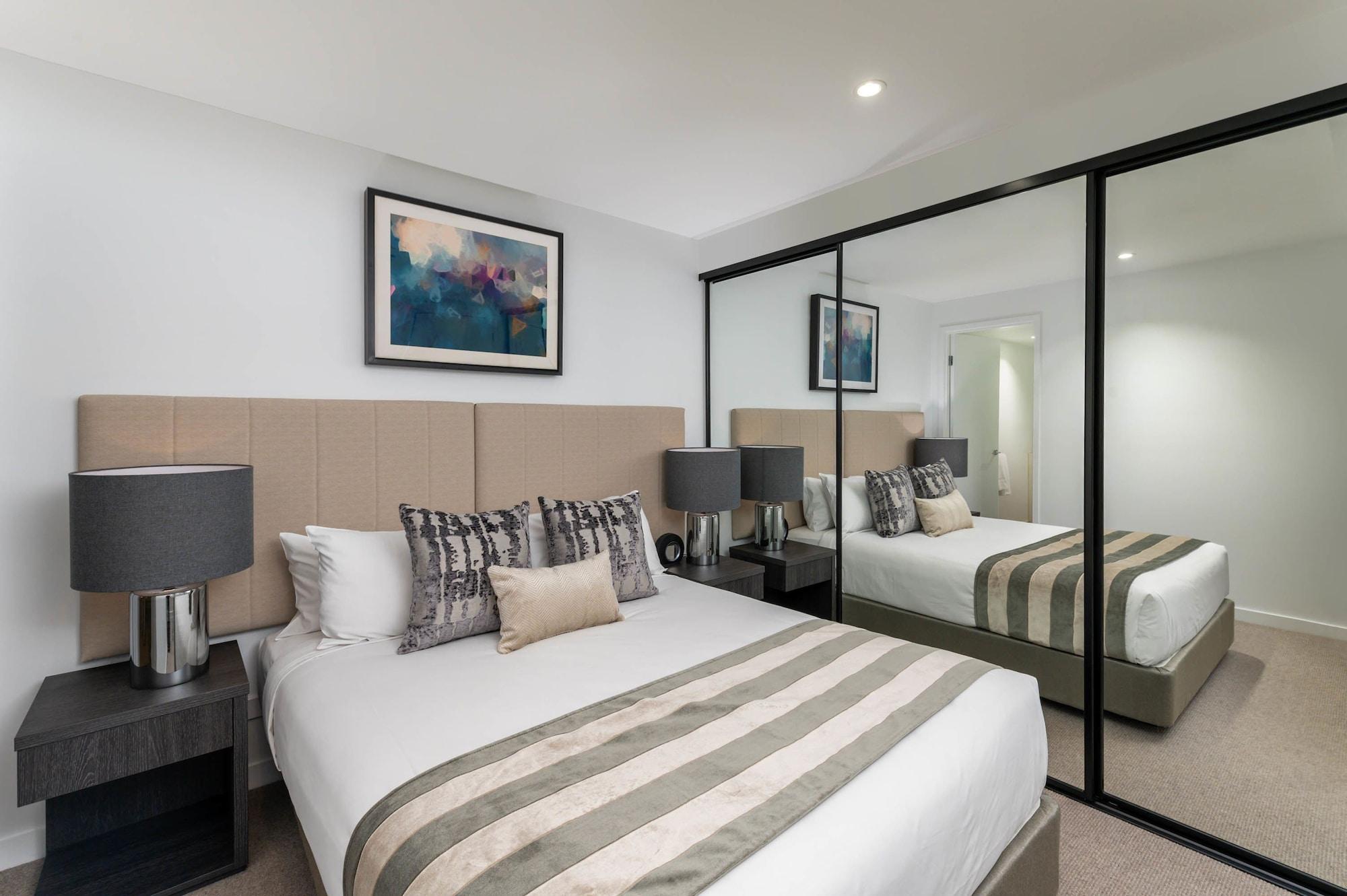 เอฟวี บริสเบน บาย เป็ปเปอร์ส Aparthotel ภายนอก รูปภาพ A bedroom at the hotel