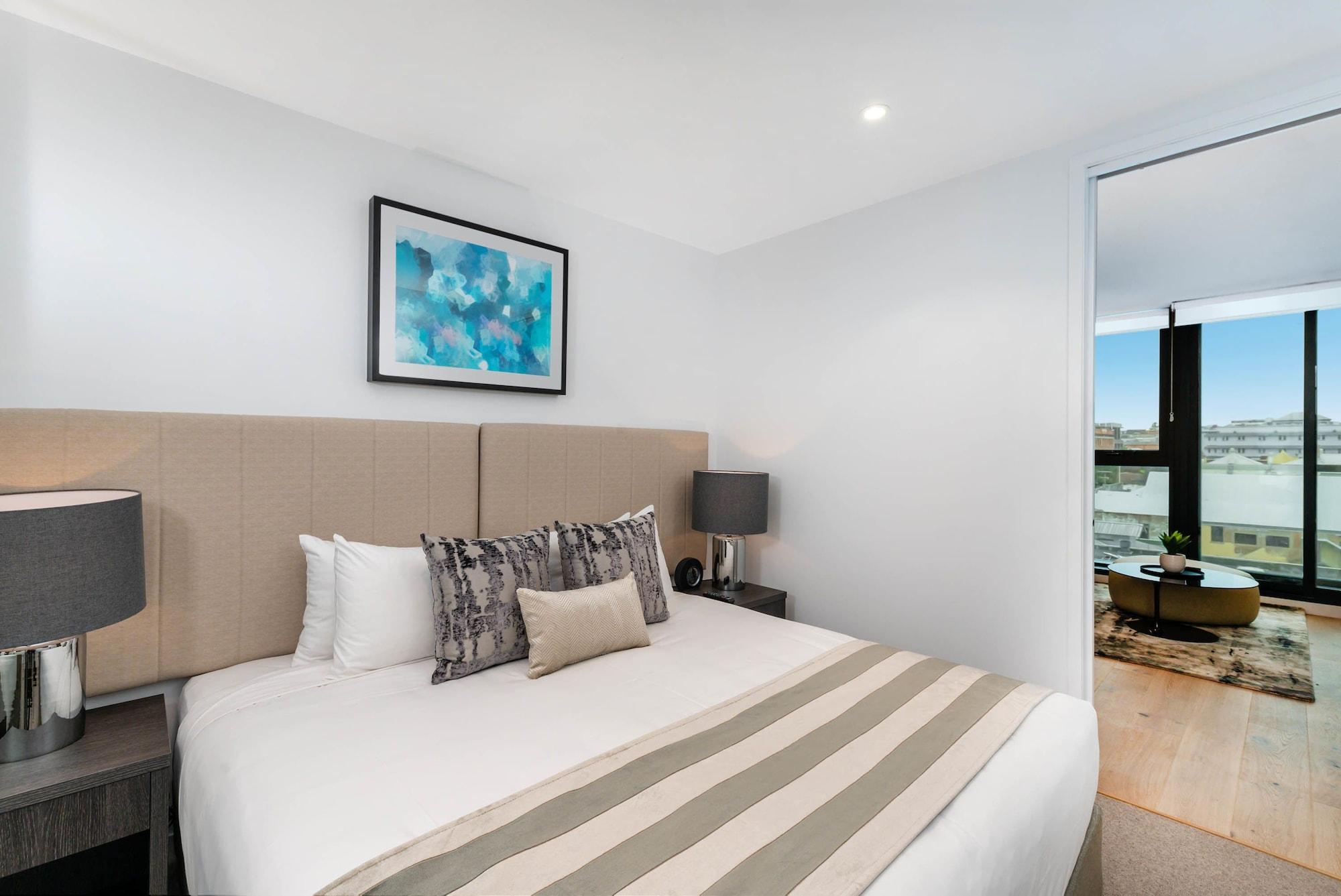 เอฟวี บริสเบน บาย เป็ปเปอร์ส Aparthotel ภายนอก รูปภาพ A bedroom at the hotel