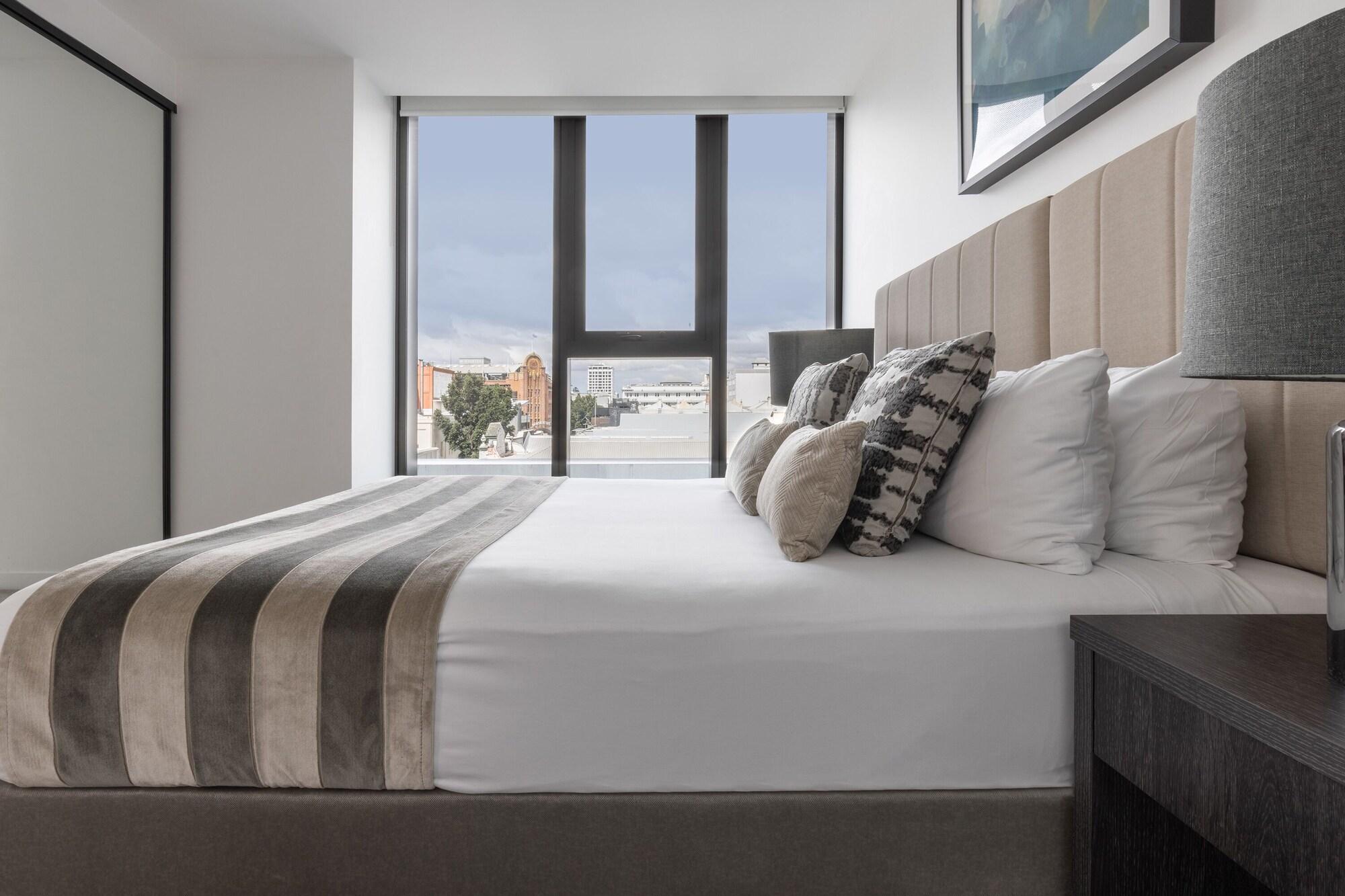 เอฟวี บริสเบน บาย เป็ปเปอร์ส Aparthotel ภายนอก รูปภาพ A bedroom at the hotel