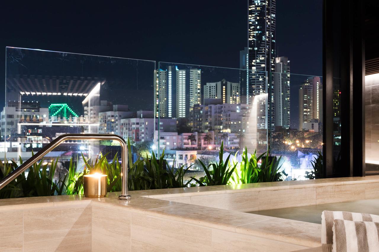 เอฟวี บริสเบน บาย เป็ปเปอร์ส Aparthotel ภายนอก รูปภาพ View from the rooftop