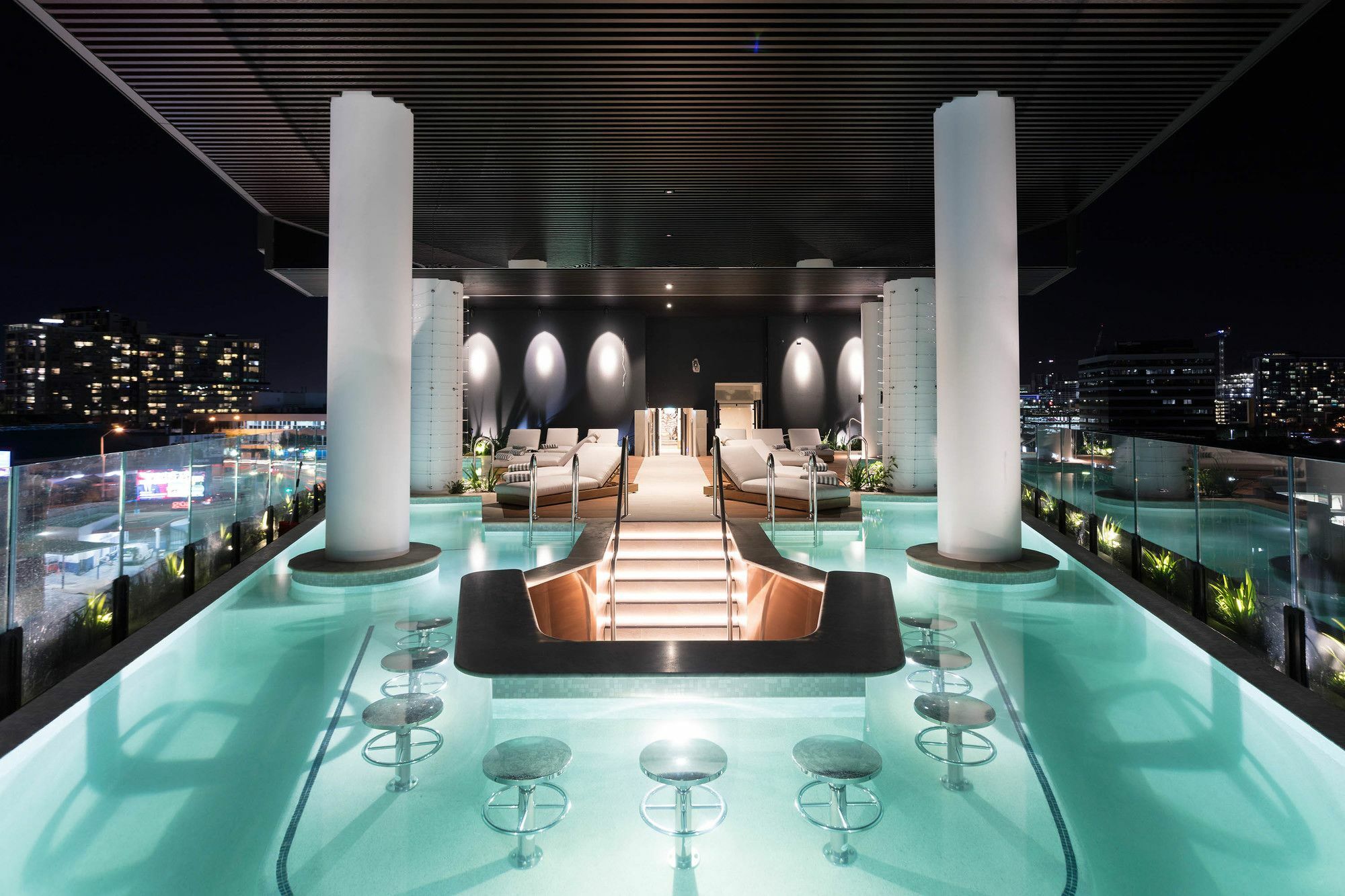 เอฟวี บริสเบน บาย เป็ปเปอร์ส Aparthotel ภายนอก รูปภาพ Sky Bar