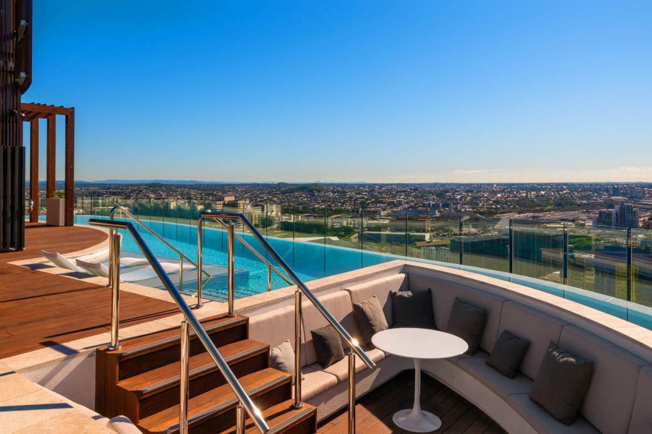 เอฟวี บริสเบน บาย เป็ปเปอร์ส Aparthotel ภายนอก รูปภาพ Rooftop pool